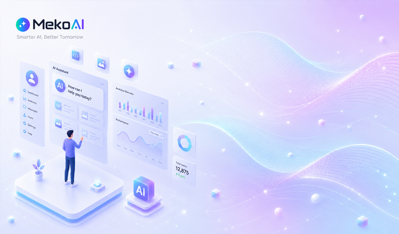 MagicAI Dashboard Mockup